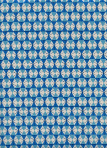 Cotton & Steel Welsummer /Kim Kight Chicken Wire - Bright Blue