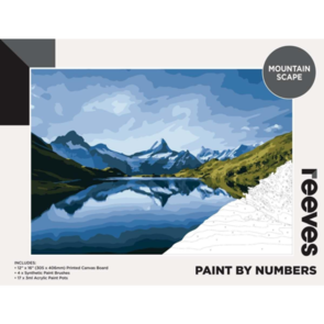 Reeves Paint by Number - Landscape Mountain Scape