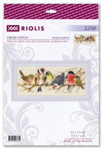 Riolis Counted Cross Stitch Kit - 2250 Birds on the Branch
