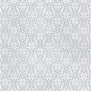 Red Rooster  Fabric - Winter Celebration - 25200 Grey