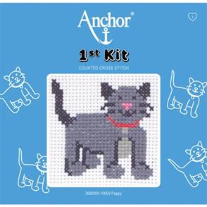 Anchor  1st Kit: Counted Cross Stitch - Poppy