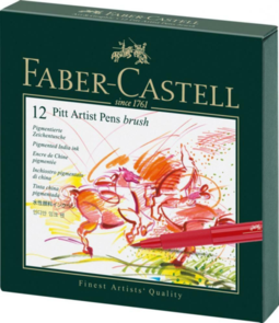Faber-Castell Pitt Artist Pen Brush - Gift Box of 12