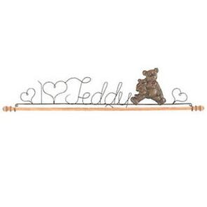 Ackfeld Craft Hanger - Wire and Metal 12" - Teddy with Dowel
