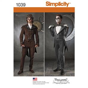 Simplicity Pattern 1039 Men's Cosplay Costumes