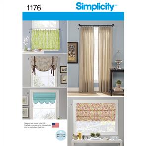 Simplicity Pattern 1176 Window Treatments