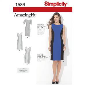 Simplicity Pattern 1586 Women's and Plus Size Amazing Fit Dress