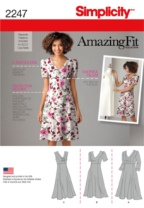 Simplicity Pattern 2247 Women's & Plus Size Amazing Fit Dresses