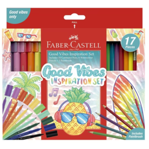 Faber-Castell Good vibes Connector pen and colour pencil set