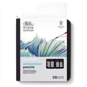 Winsor & Newton Watercolour Pencil Set 27 Zip Case