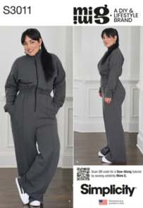 Simplicity Sewing Pattern Misses' and Women's Jumpsuit S3011