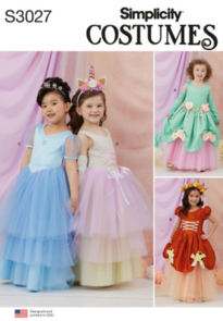 Simplicity Sewing Pattern Children's Costumes S3027