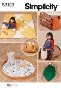 Simplicity Sewing Pattern Playroom Accessories S3123