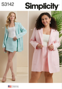 Simplicity Sewing Pattern Misses' and Women's Blazer and Skorts S3142