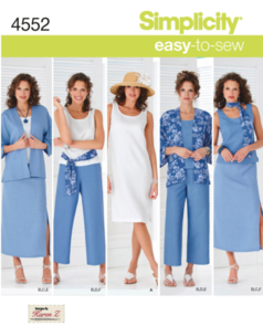 Simplicity Pattern 4552 Women's & Plus Size Smart and Casual Wear