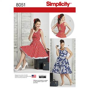 Simplicity Pattern 8051 Women's and Plus Size Dresses