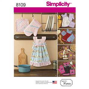 Simplicity Pattern 8109 Towel Dresses, Pot Holders and Oven Mitts