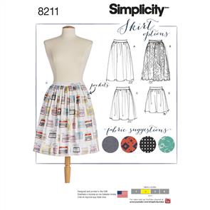 Simplicity Women's Dirndl Skirts in Three Lengths