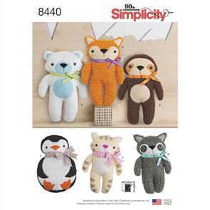 Simplicity Pattern 8440 Stuffed Craft