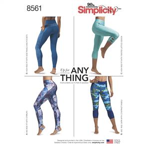 Simplicity Pattern 8561 Women’s Leggings