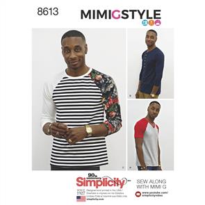 Simplicity Pattern 8613 Men's Knit Top by Mimi G