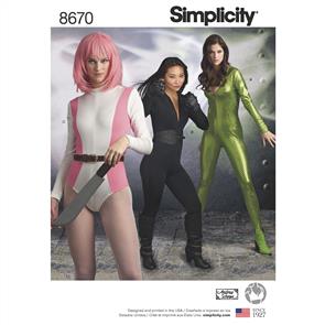 Simplicity Pattern 8670 Women’s Knit Costume