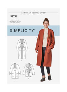 Simplicity Sewing Pattern Misses' Cardigan