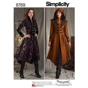 Simplicity Pattern 8769 Women's Costume Coats