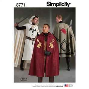 Simplicity Pattern 8771 Unisex Capes