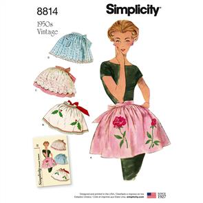 Simplicity Pattern 8814 Misses' Vintage Aprons