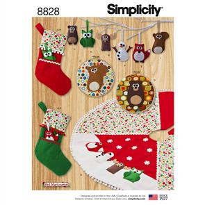 Simplicity Pattern 8828 Holiday Decorating