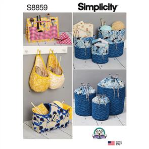 Simplicity Pattern S8859 Organizers