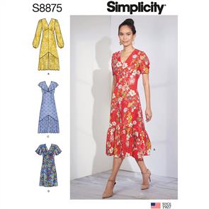 Simplicity Pattern S8875 Misses' Dresses