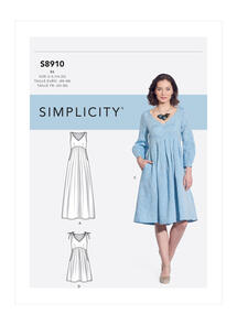 Simplicity Sewing Pattern Misses' Dress