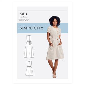 Simplicity Pattern 8914 Misses' Dress