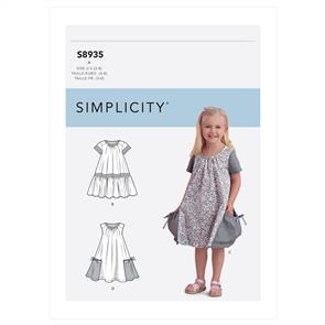 Simplicity Pattern 8935 Children's Dress