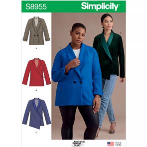 Simplicity Pattern 8955 Misses' and Women's Raglan Sleeve Jackets