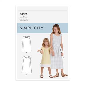 Simplicity Pattern 9120 Children's & Girls' Dresses