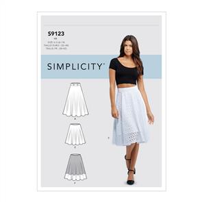 Simplicity Pattern 9123 Misses' Skirts