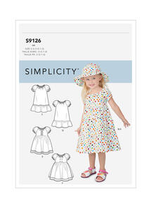 Simplicity Sewing Pattern Toddlers' Dresses