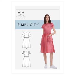 Simplicity Pattern 9136 Misses' Dress