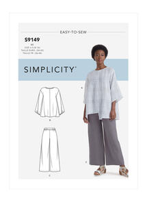 Simplicity Sewing Pattern Misses' Tops & Pants