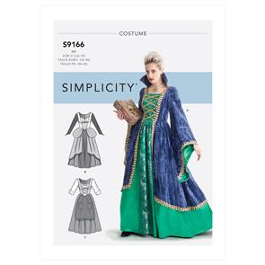 Simplicity Pattern 9166 Misses' Costumes