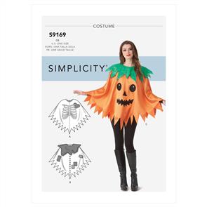 Simplicity Pattern 9169 Misses' Character Poncho Costumes