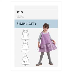 Simplicity Pattern 9196 Children's Jumpers