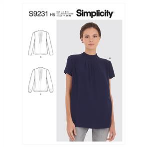 Simplicity Pattern 9231 Misses' Blouses