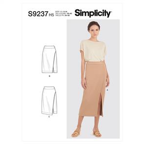 Simplicity Pattern 9237 Misses' Skirts