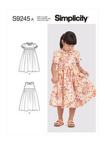 Simplicity Sewing Pattern Children's Dress
