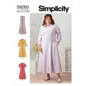 Simplicity Pattern 9260 Misses' & Women's Dress