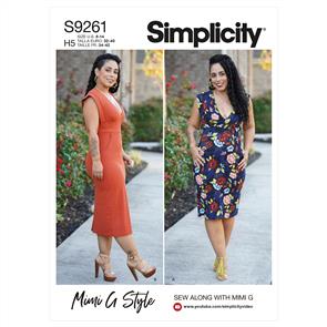 Simplicity Pattern 9261 Misses' Dresses