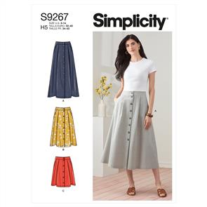 Simplicity Pattern 9267 Misses' Skirt